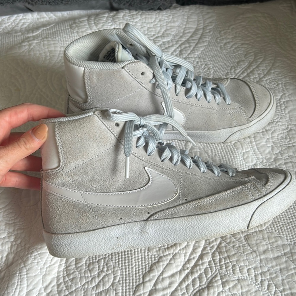 Nike Blazers 7 Youth Blue and Grey